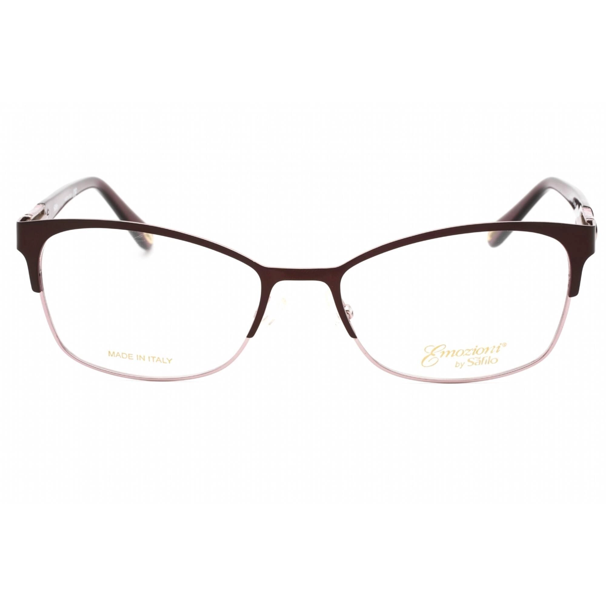 Emozioni Women's Eyeglasses - Plum Lilac Full Rim Cat Eye Frame | EM 4389 0OQ5 00