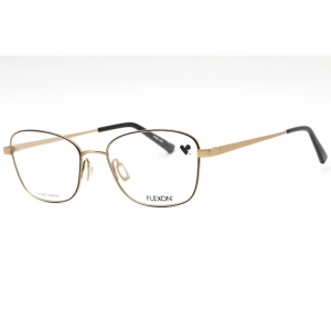 Flexon Women's Eyeglasses - Gold Cat Eye Frame Clear Demo Lens | FLEXON W3036 710