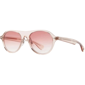 Garrett Leight Women's Sunglasses - Himalayan Salt Aviator Frame | ECKHART HIMSLT/RHZ