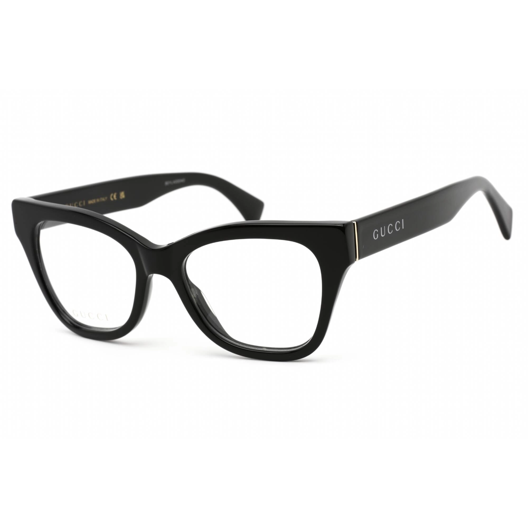 Gucci Women's Eyeglasses - Black Plastic Cat Eye Shape Full Rim Frame | GG1133O 001