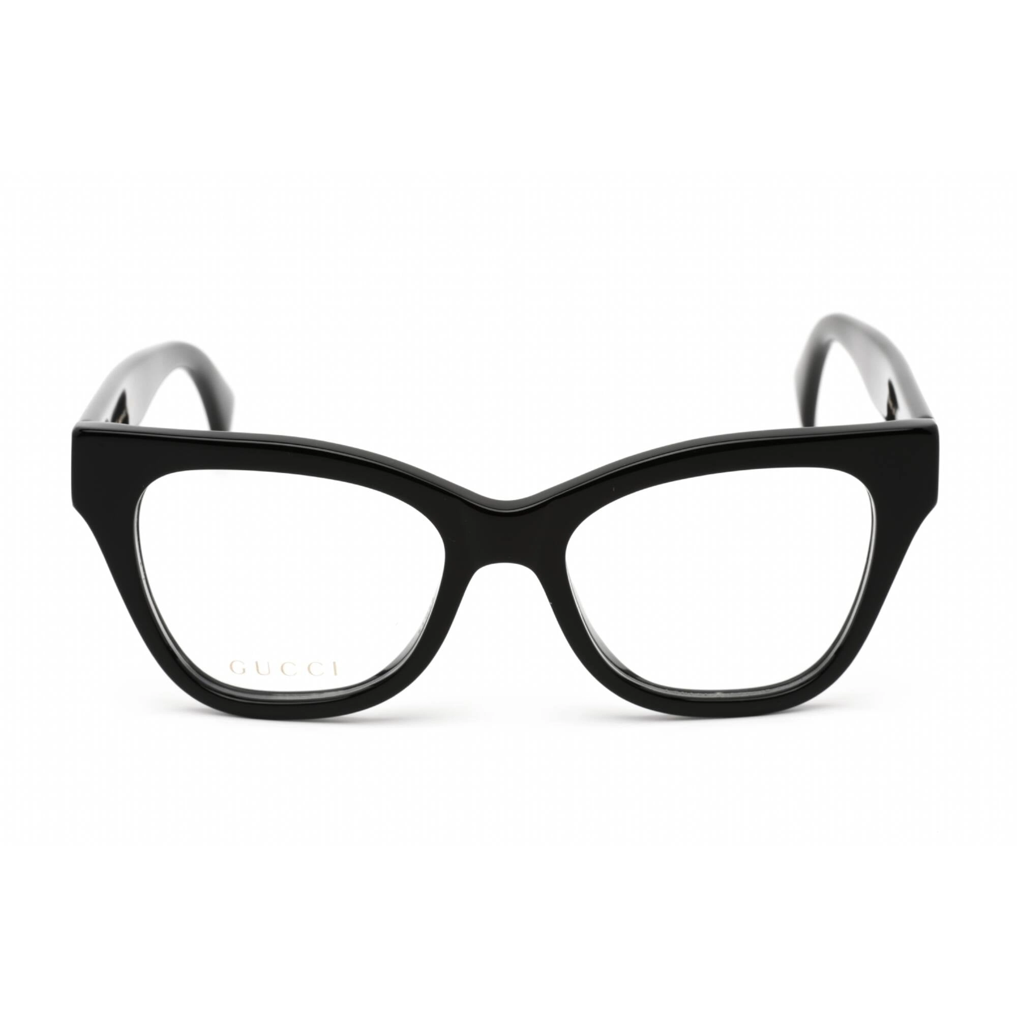 Gucci Women's Eyeglasses - Black Plastic Cat Eye Shape Full Rim Frame | GG1133O 001