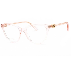 Gucci Women's Eyeglasses - Pink Cat Eye Full Rim Plastic Frame | GG1179O 007