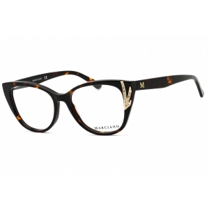 Guess By Marciano Women's Eyeglasses - Dark Havana Acetate Cat Eye Frame | GM0381 052