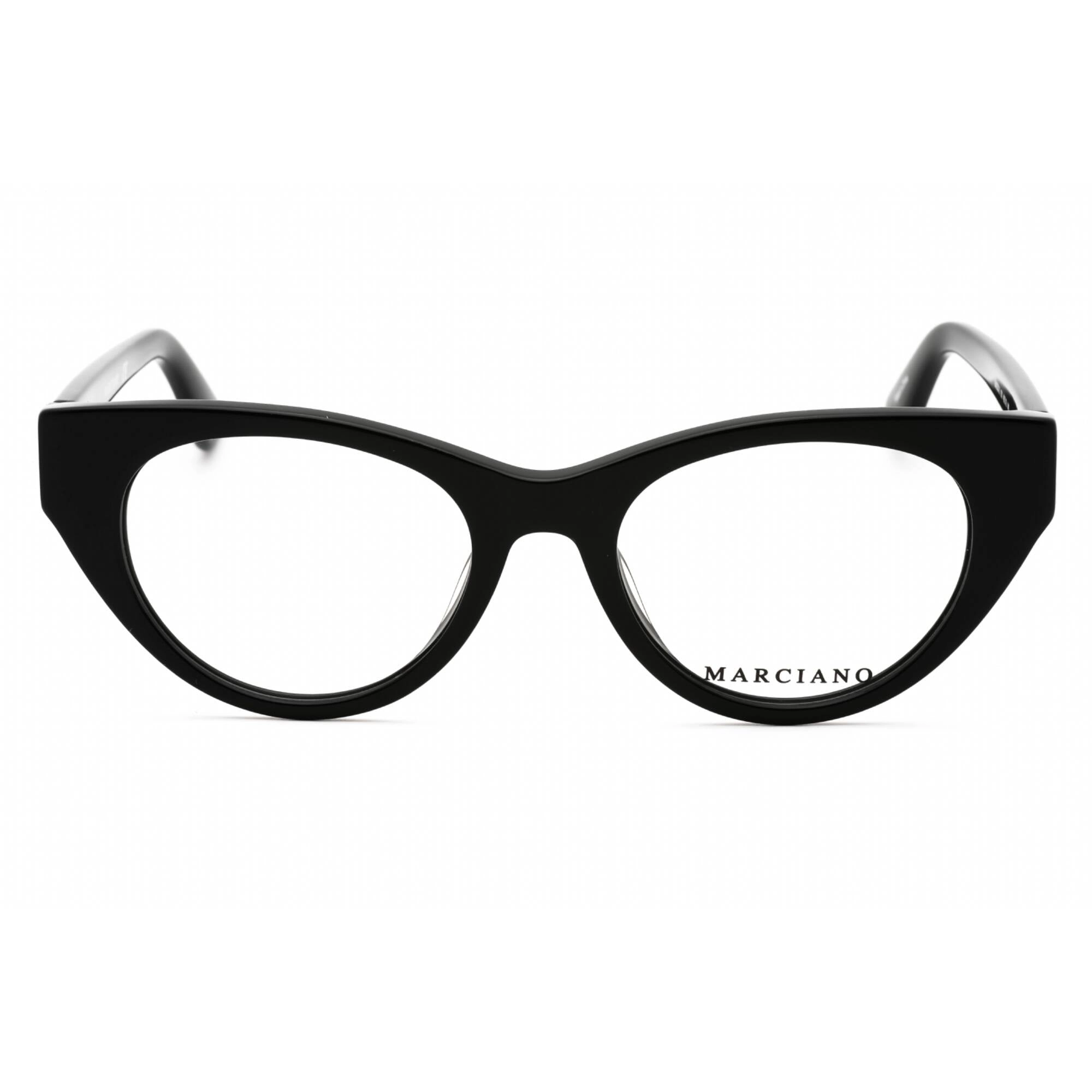 Guess By Marciano Women's Eyeglasses - Shiny Black Cat Eye Full Rim | GM0362-S 001