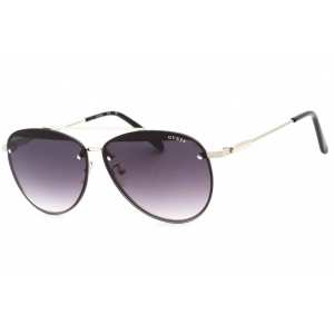 Guess Factory Women's Sunglasses - Shiny Light Nickeltin Aviator Frame | GF0386 10B