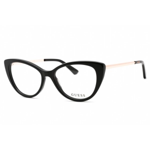 Guess Women's Eyeglasses - Full Rim Cat Eye Shiny Black Plastic Frame | GU2929 001