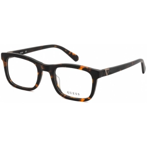 Guess Women's Eyeglasses - Full Rim Dark Havana Rectangular Shape Frame | GU50002 052