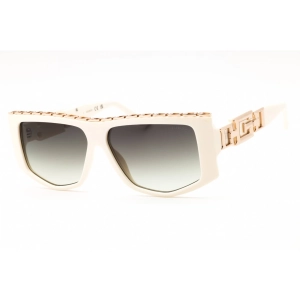 Guess Women's Sunglasses - White Injected Propionate Frame Green Lens | GU7914 21P