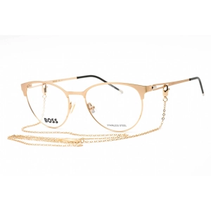 Hugo Boss Women's Eyeglasses - Gold Palladium Metal Oval Frame | BOSS 1460 0I20 00