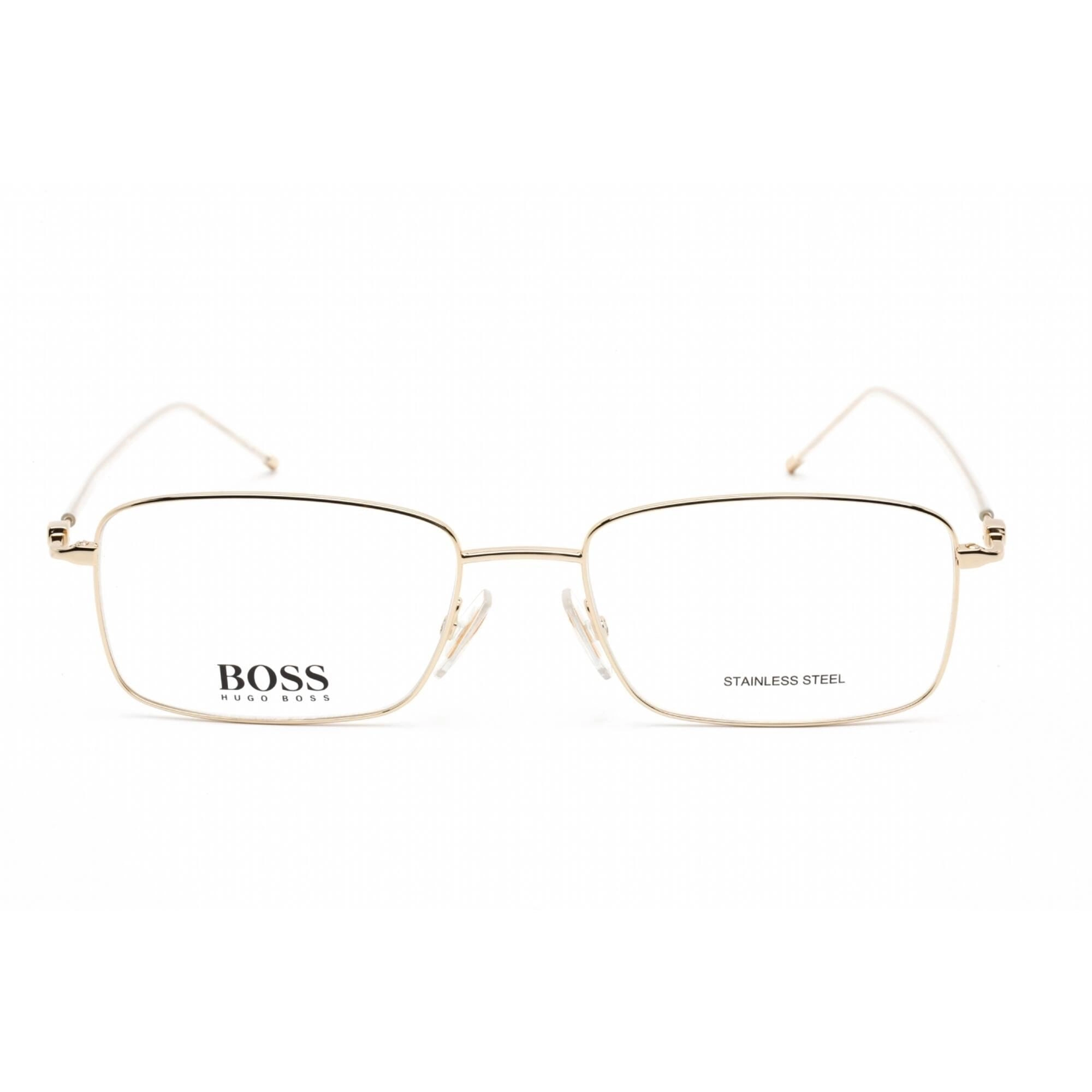 Hugo Boss Women's Eyeglasses - Gold Stainless Steel Rectangular Frame | BOSS 1312 0J5G