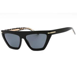 Hugo Boss Women's Sunglasses - Black Cat Eye Plastic Frame | BOSS 1609/S 0807 IR