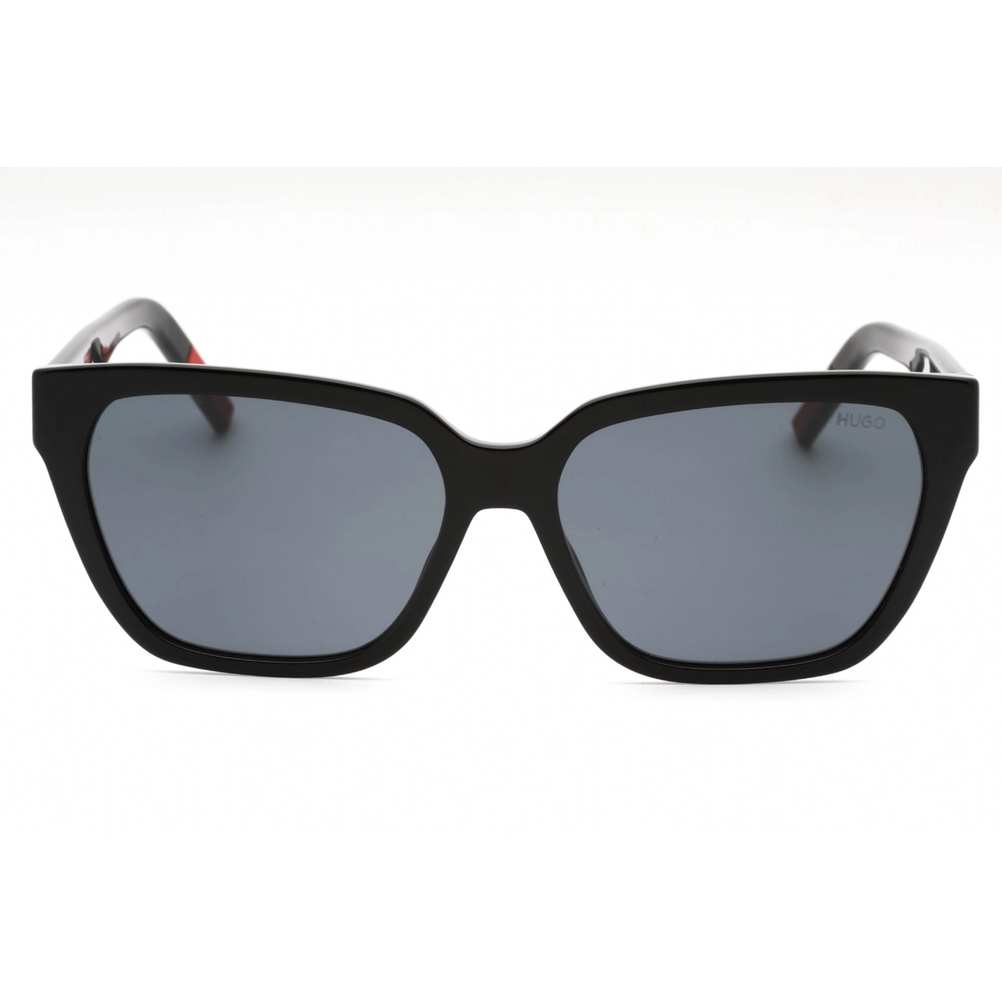 Hugo Women's Sunglasses - Black Plastic Cat Eye Full Rim Frame | HG 1264/S 0807 IR