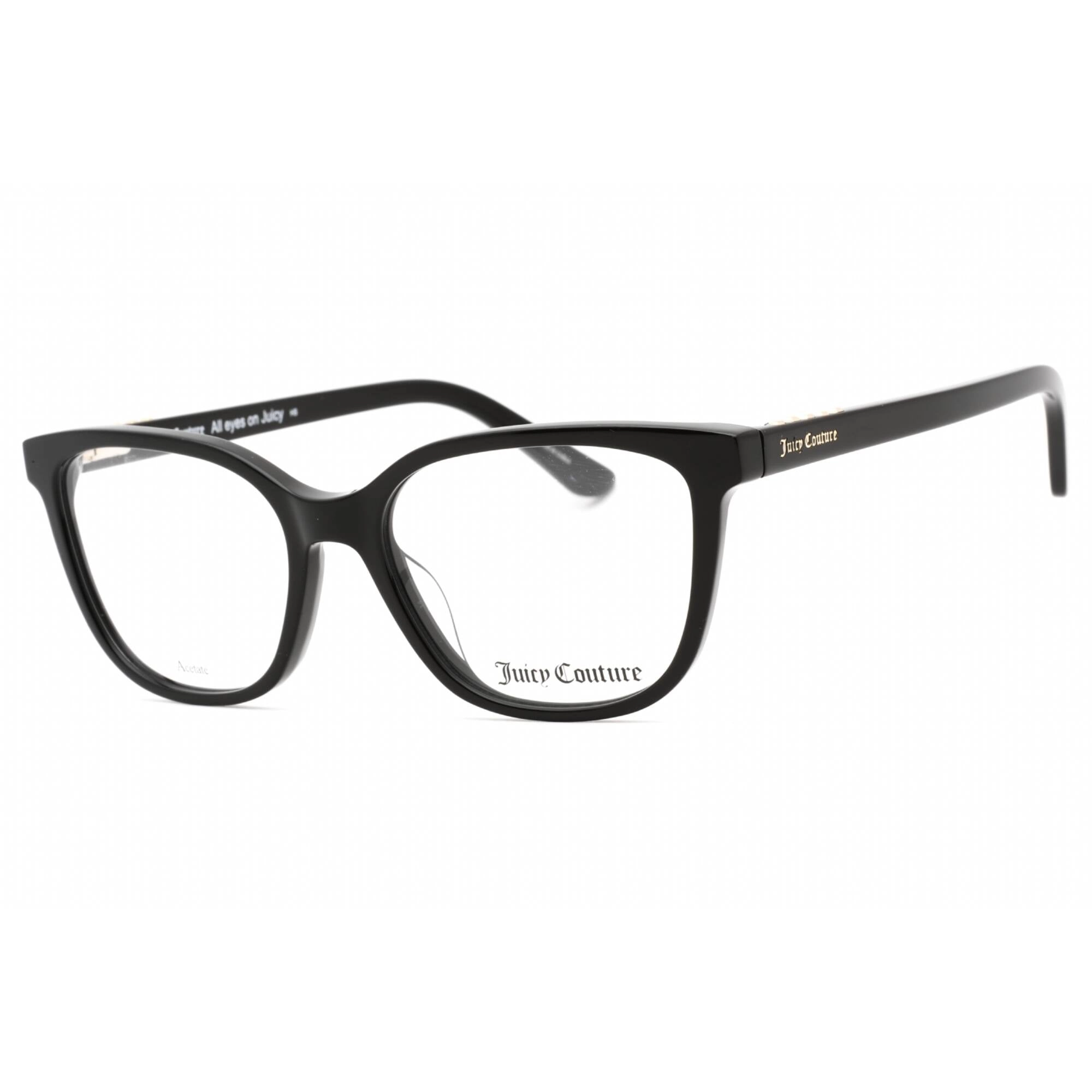 Juicy Couture Women's Eyeglasses - Black Cat Eye Plastic Full Rim | JU 231 0807 00