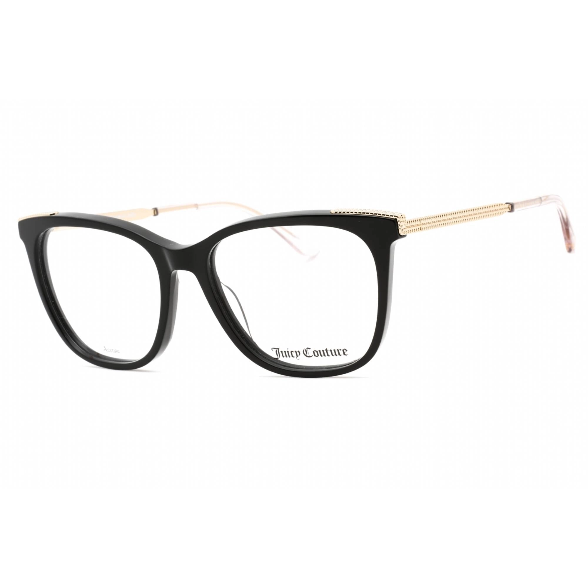 Juicy Couture Women's Eyeglasses - Black Cat Eye Plastic/Metal Frame | JU 211 0807 00