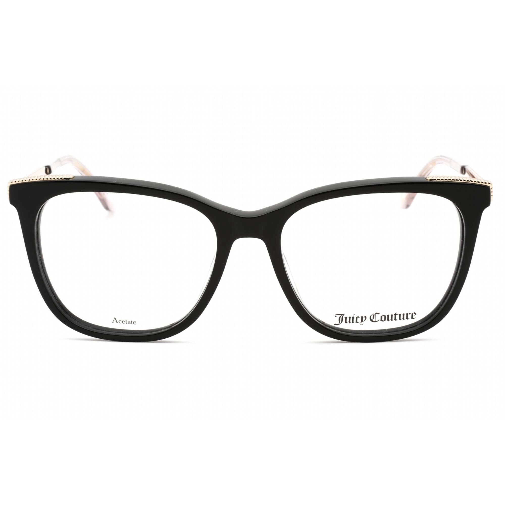 Juicy Couture Women's Eyeglasses - Black Cat Eye Plastic/Metal Frame | JU 211 0807 00