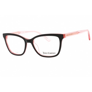 Juicy Couture Women's Eyeglasses - Black Pink Cat Eye Plastic Frame | JU 202 03H2 00