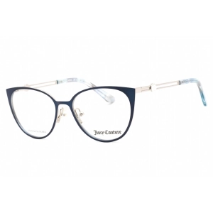 Juicy Couture Women's Eyeglasses - Blue Metal Full Rim Round Frame | JU 221 0PJP 00