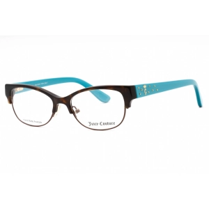 Juicy Couture Women's Eyeglasses - Dark Tortoise Metal Cat Eye Frame | 137 0086 00