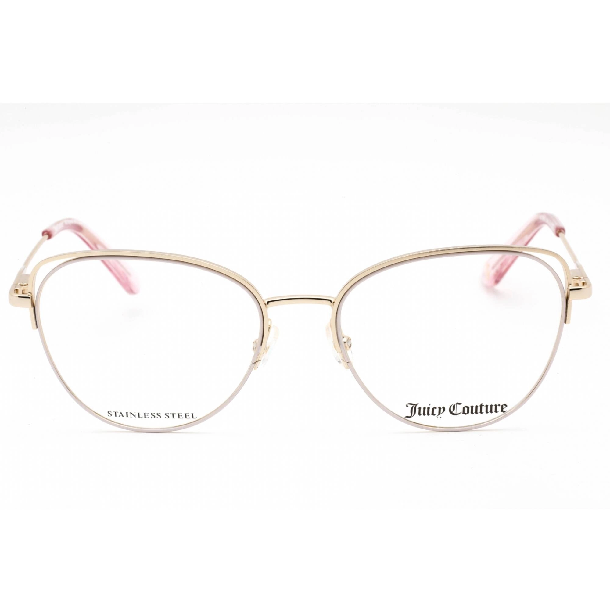 Juicy Couture Women's Eyeglasses - Gold Pink Metal Full Rim Frame | JU 200/G 0EYR 00