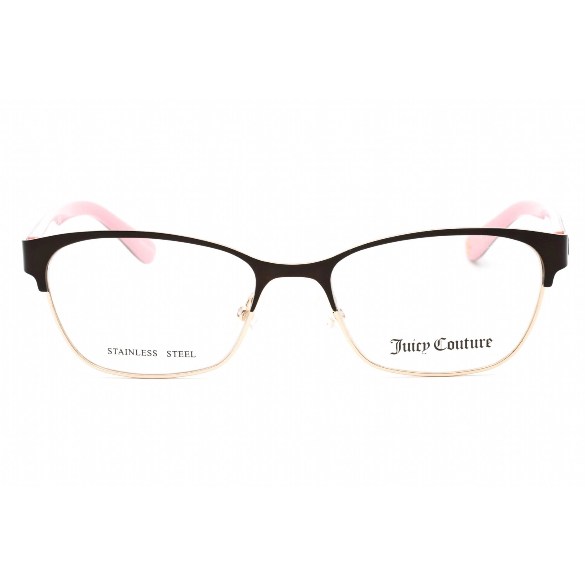 Juicy Couture Women's Eyeglasses - Matte Brown Metal Full Rim Frame | JU 214 04IN 00