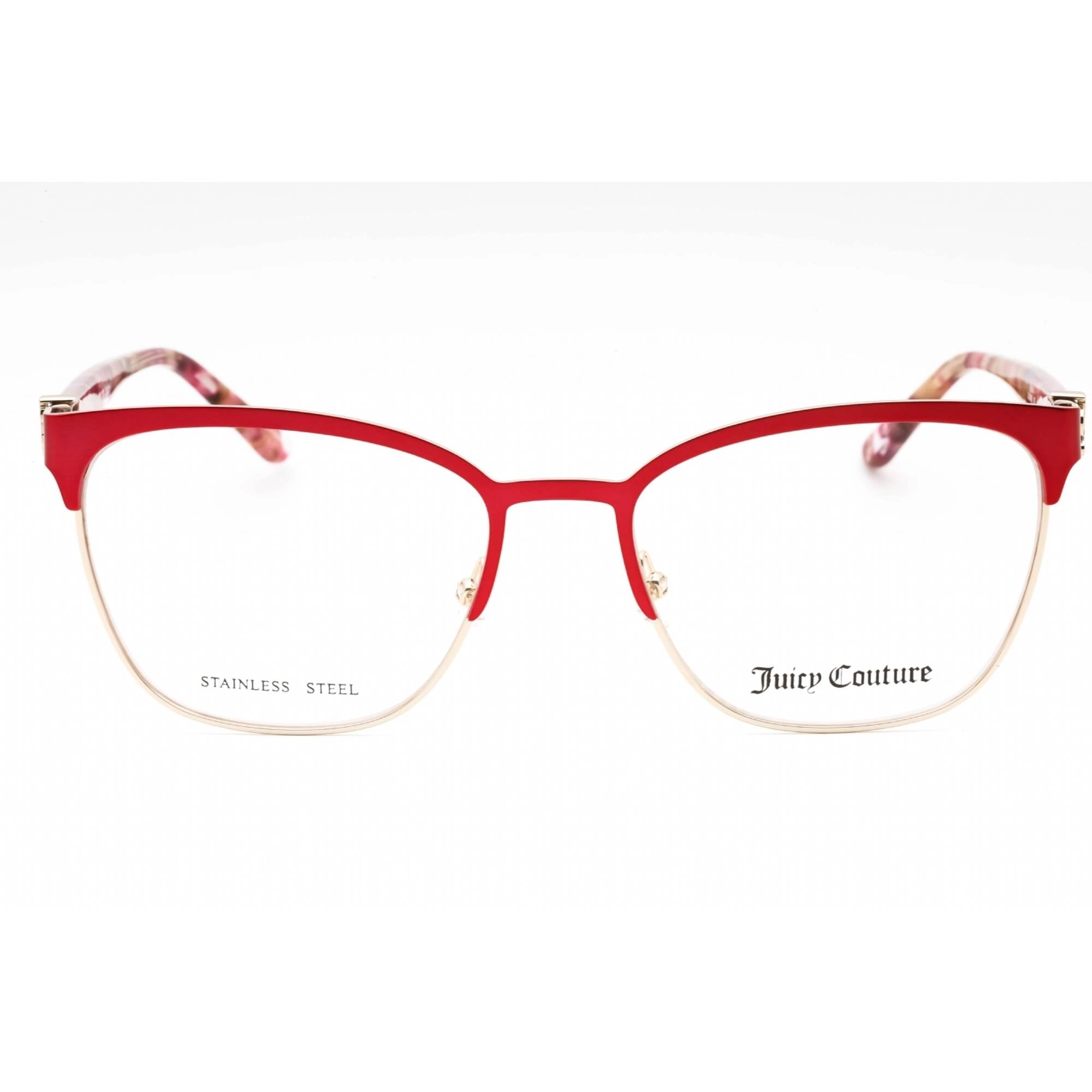 Juicy Couture Women's Eyeglasses - Matte Burgundy Cat Eye Frame | JU 246/G 07BL 00