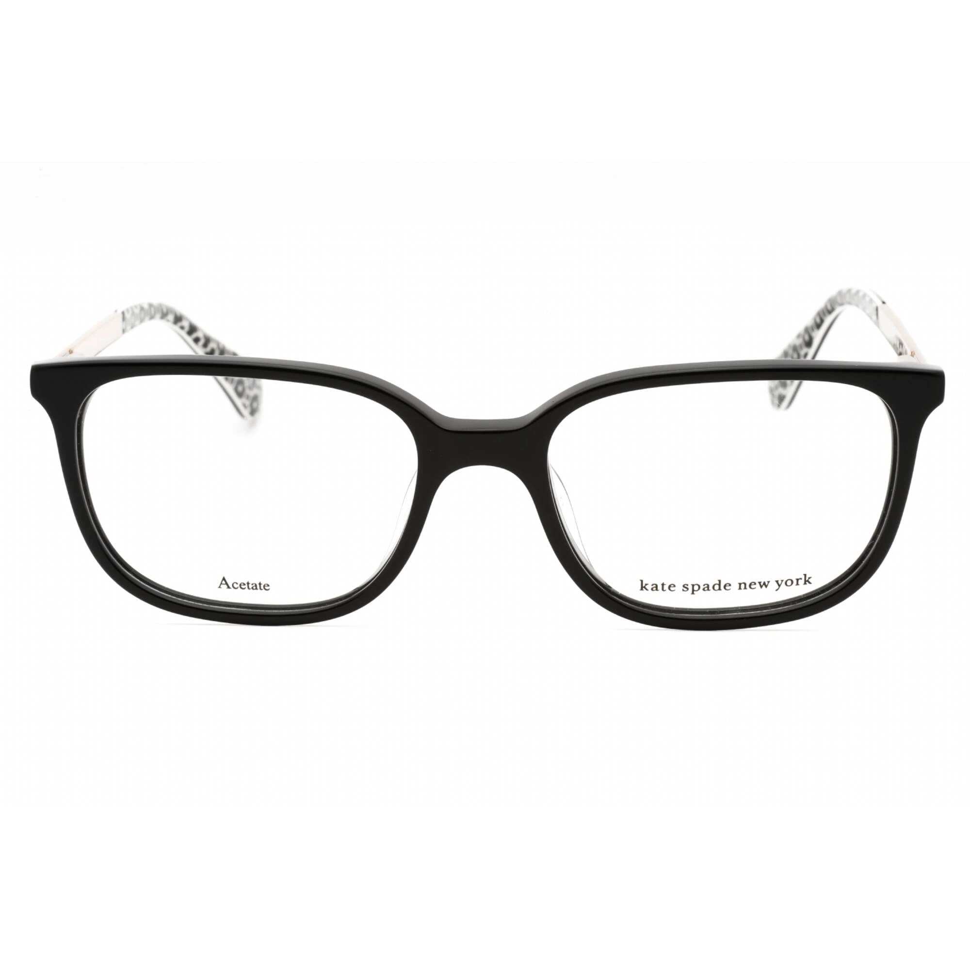 Kate Spade Women's Eyeglasses - Black Plastic Oval Full Rim Frame | NATALIA 0807 00