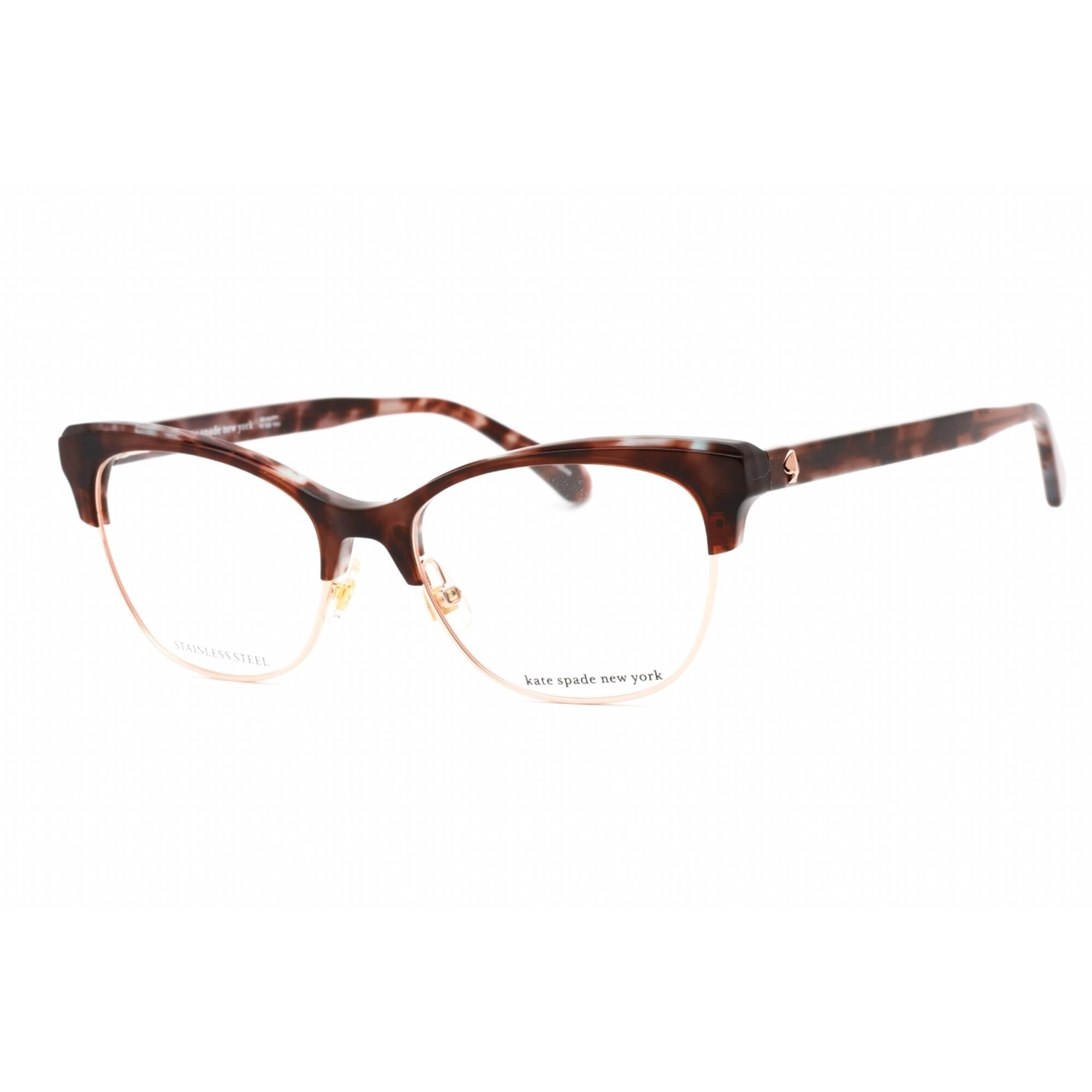 Kate Spade Women's Eyeglasses - Blue Havana Cat Eye Plastic Frame | MURIEL/G 0JBW 00