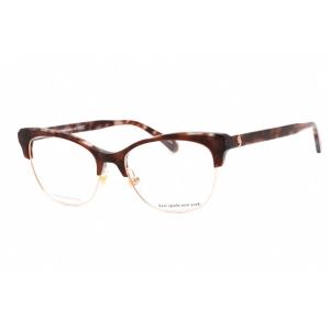 Kate Spade Women's Eyeglasses - Blue Havana Cat Eye Plastic Frame | MURIEL/G 0JBW 00