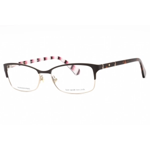 Kate Spade Women's Eyeglasses - Brown Metal Rectangular Frame | Laurianne 009Q 00