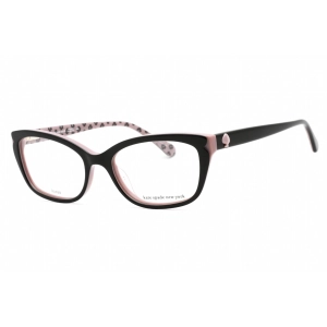Kate Spade Women's Eyeglasses - Clear Demo Lens Black Pink Frame | ARABELLE 03H2 00
