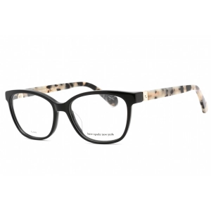 Kate Spade Women's Eyeglasses - Clear Lens Black Oval Plastic Frame | Emilyn 0807 00