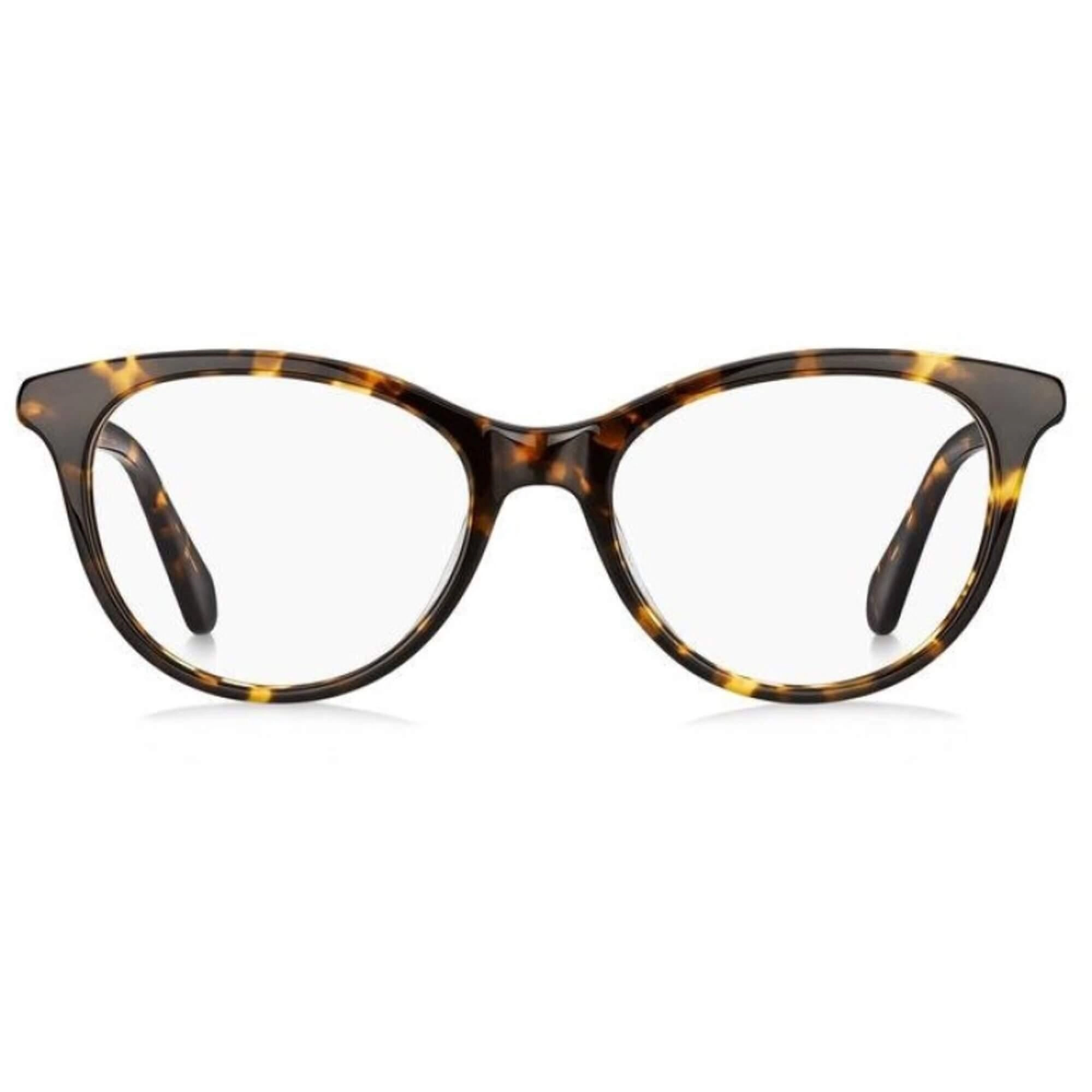 Kate Spade Women's Eyeglasses - Havana Plastic Cat Eye Frame | KATE SPADE CAELIN 86