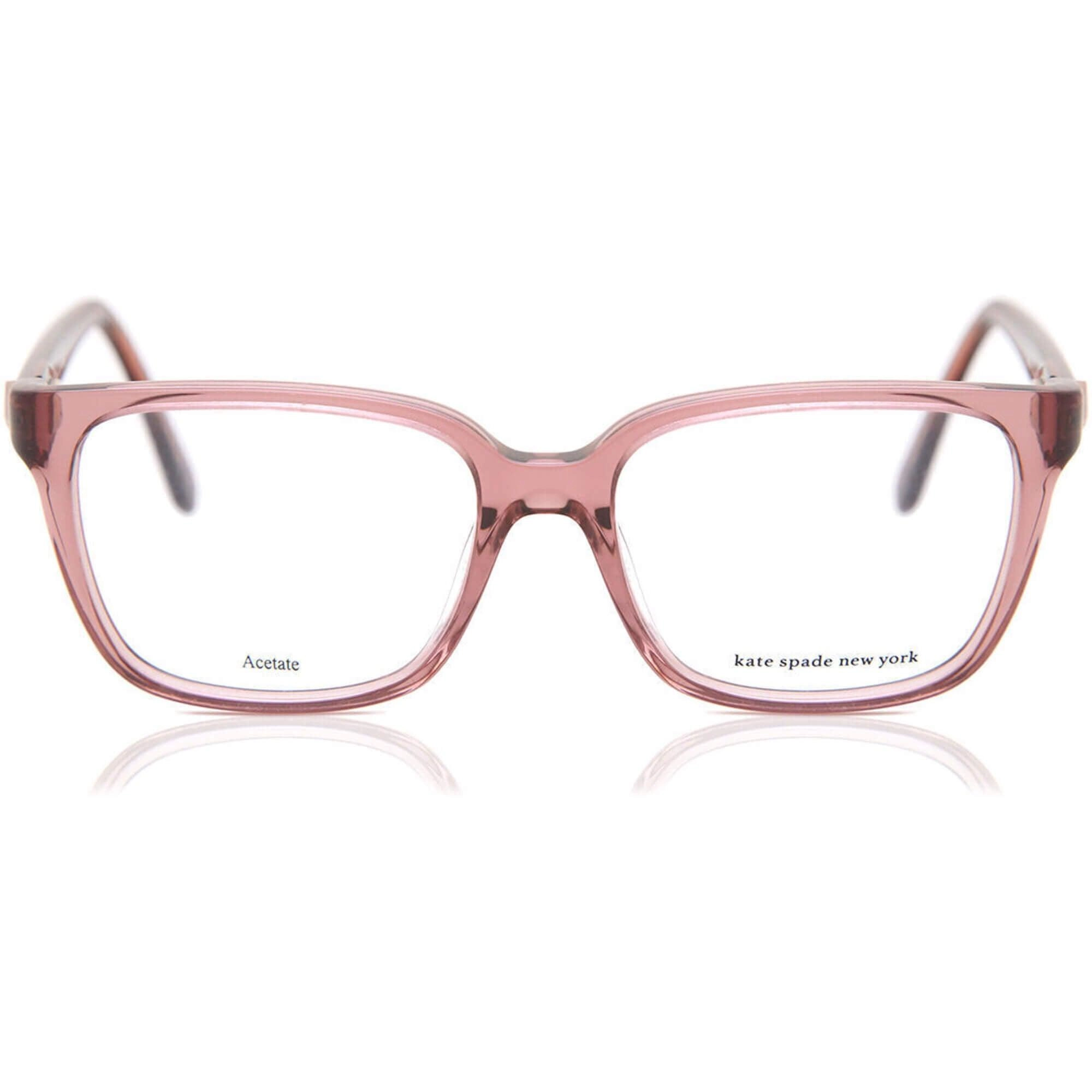 Kate Spade Women's Eyeglasses - Pink Plastic Square Frame | KATE SPADE JORDANA 035J