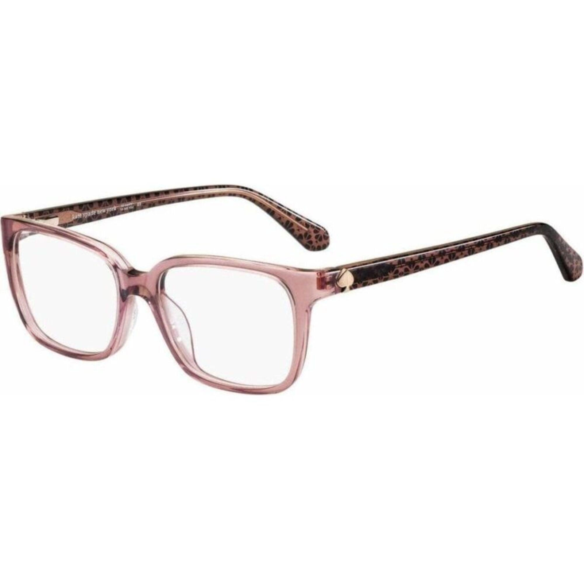 Kate Spade Women's Eyeglasses - Pink Plastic Square Frame | KATE SPADE JORDANA 035J