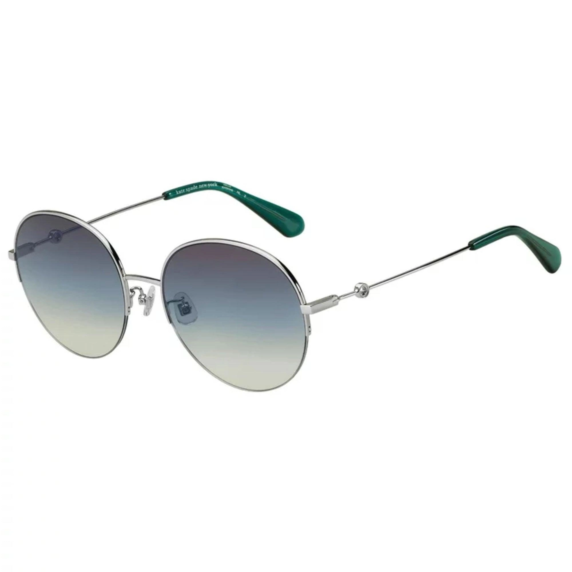 Kate Spade Women's Sunglasses - Silver Round Frame | KATE SPADE ELLIANA/F/S 0YB7/08