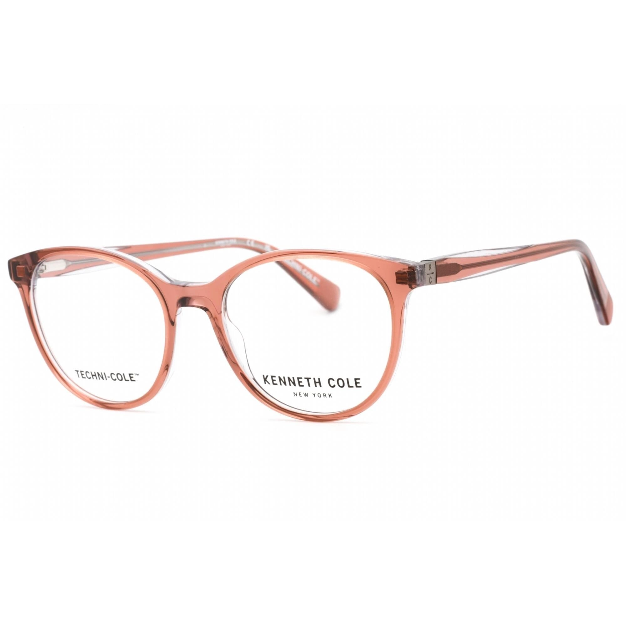 Kenneth Cole New York Women's Eyeglasses - Plastic Full Rim Round Frame | KC0351 074