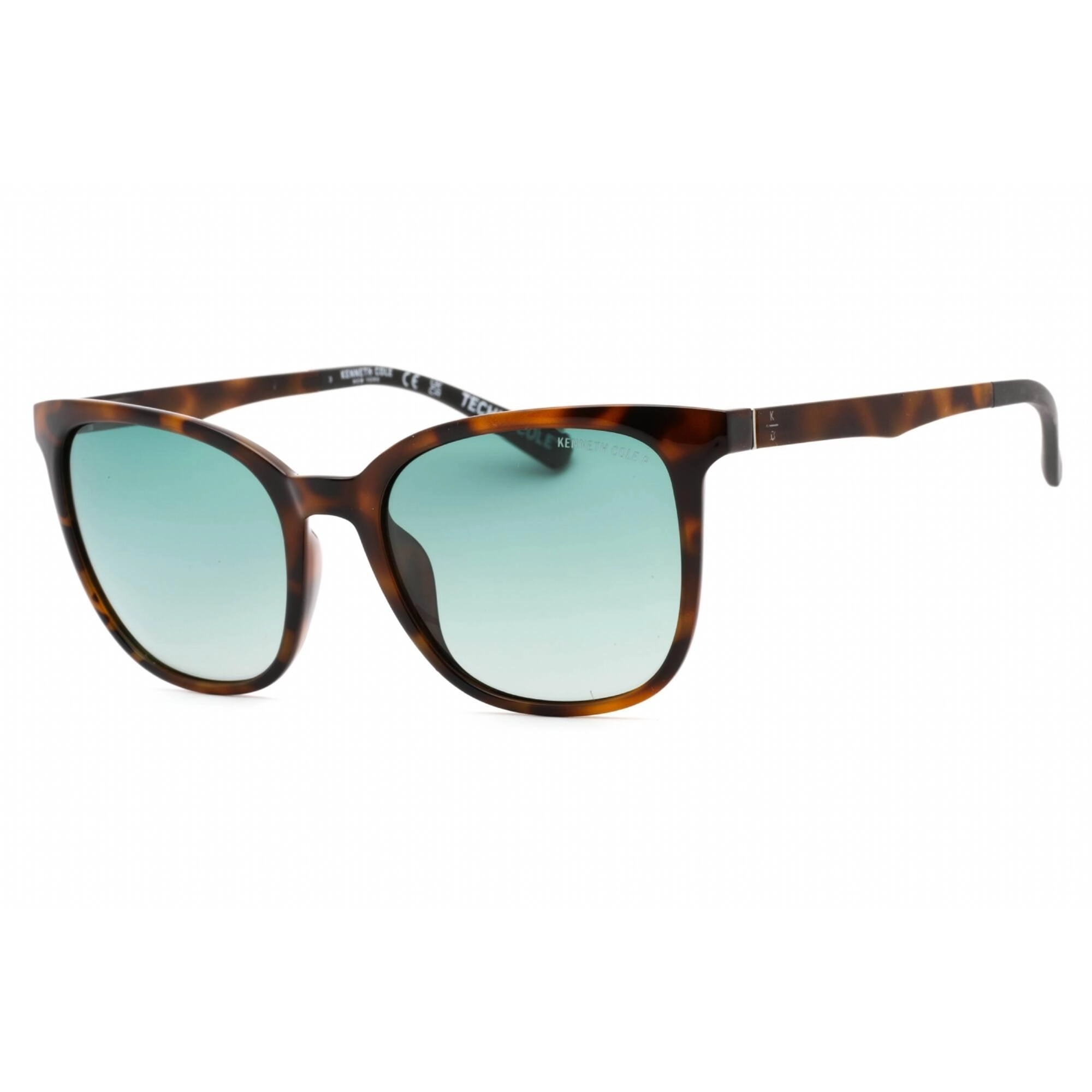 Kenneth Cole New York Women's Sunglasses - Dark Havana Rectangular Frame | KC7263 52R