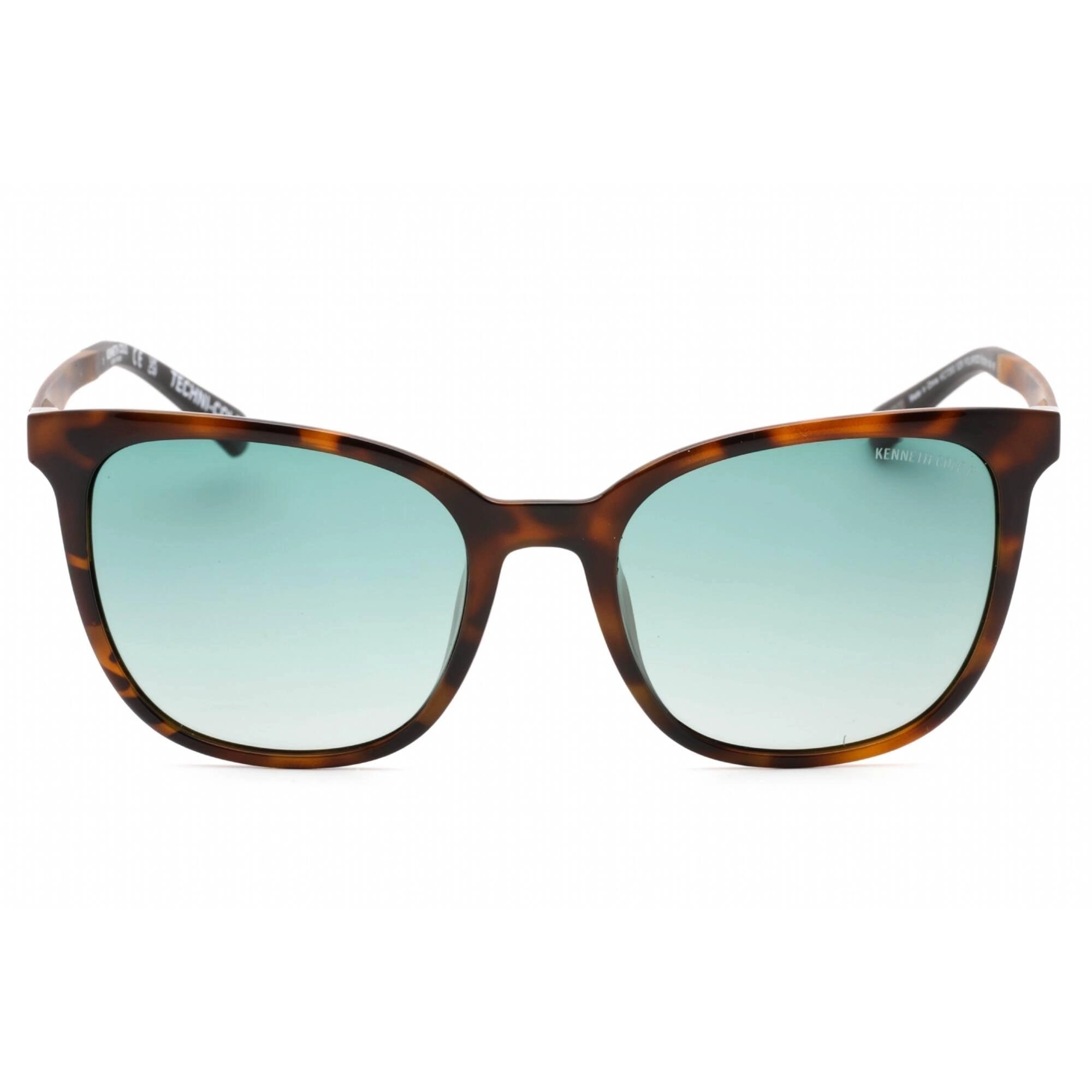 Kenneth Cole New York Women's Sunglasses - Dark Havana Rectangular Frame | KC7263 52R