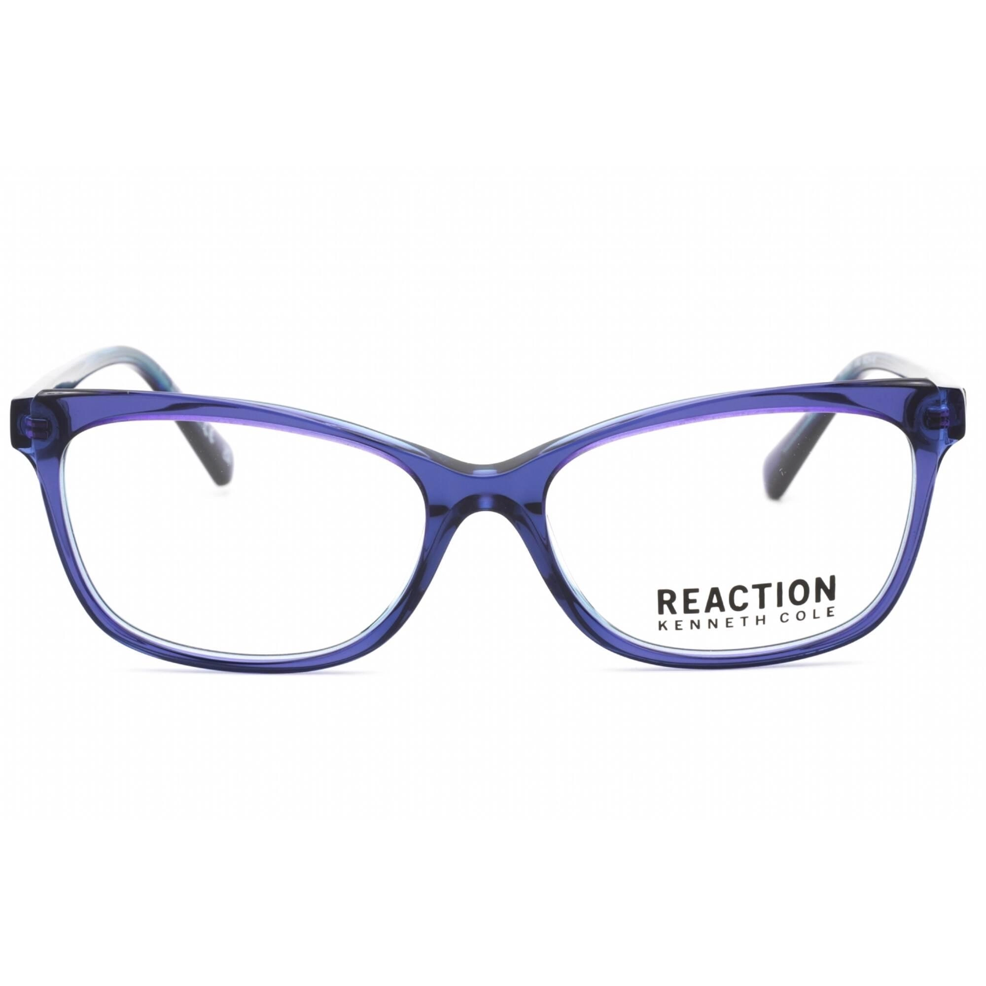 Kenneth Cole Reaction Women's Eyeglasses - Clear Demo Lens Blue Frame | KC0897 092