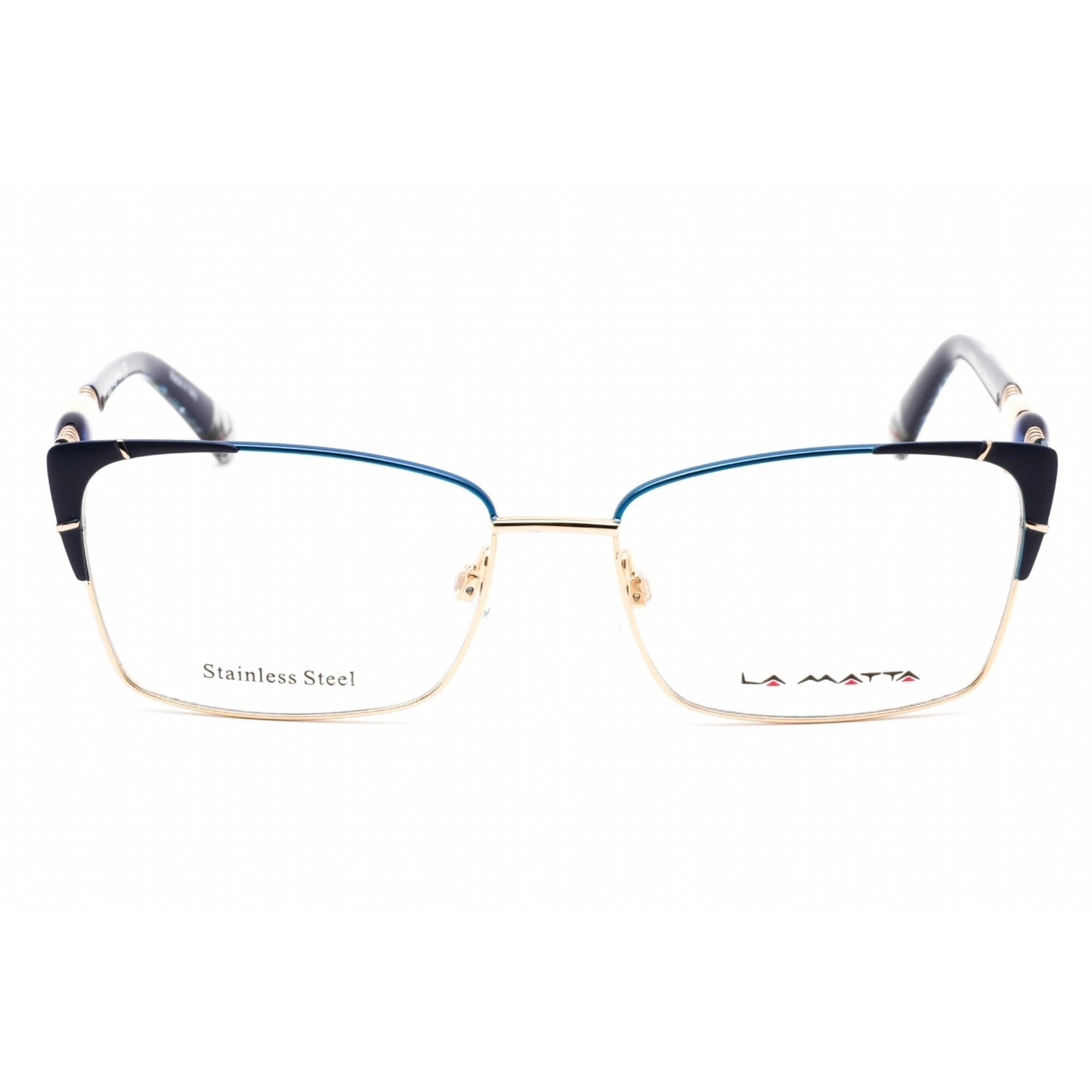 La Matta Women's Eyeglasses - Full Rim Rectangular Multicolor Plastic | LMV3286 C2