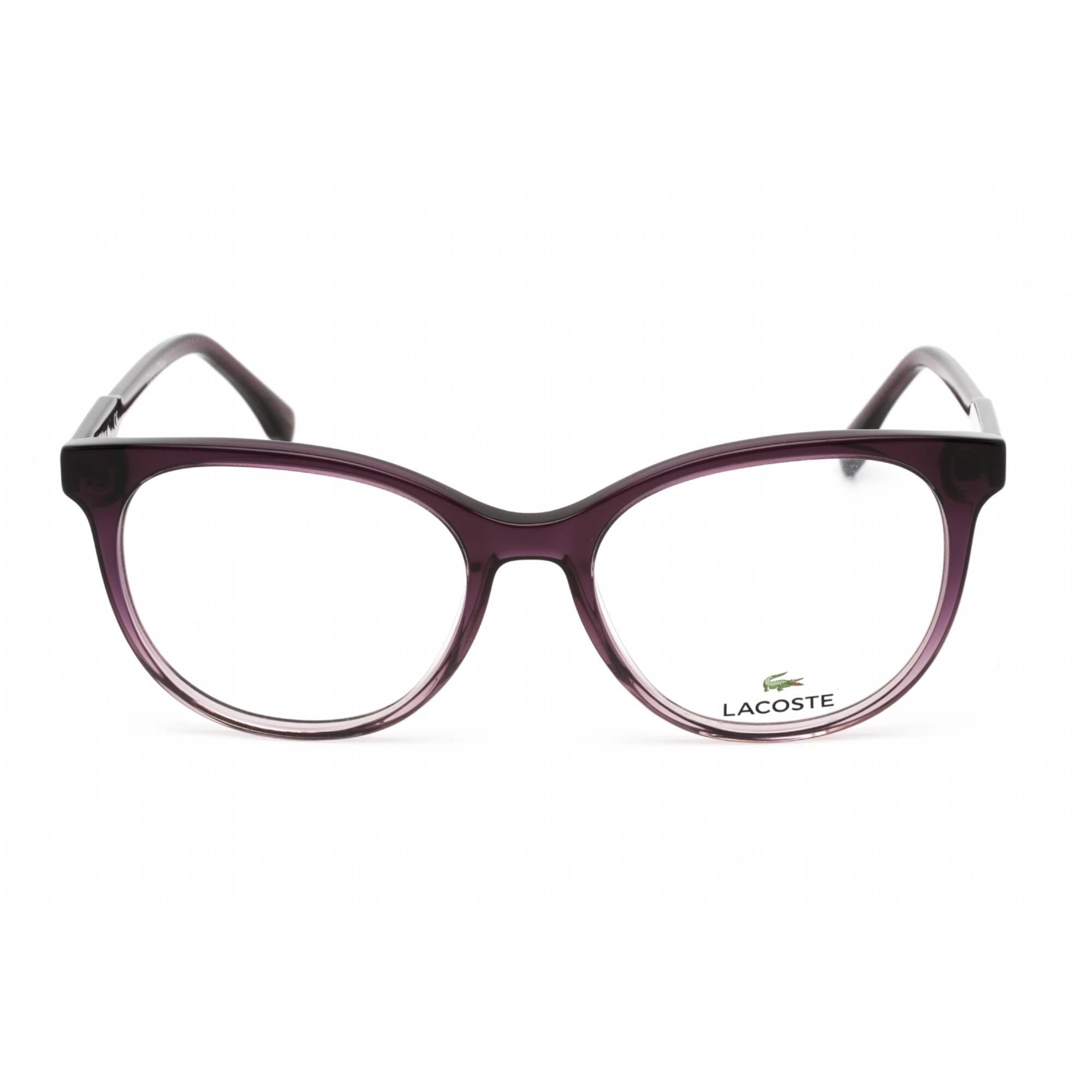 Lacoste Women's Eyeglasses - Purple Gradient Rectangular Clear Demo Lens | L2869 513