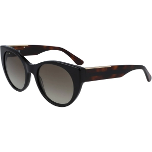 Lacoste Women's Sunglasses - Black Cat Eye Frame Brown Lens | LACOSTE L913S 001