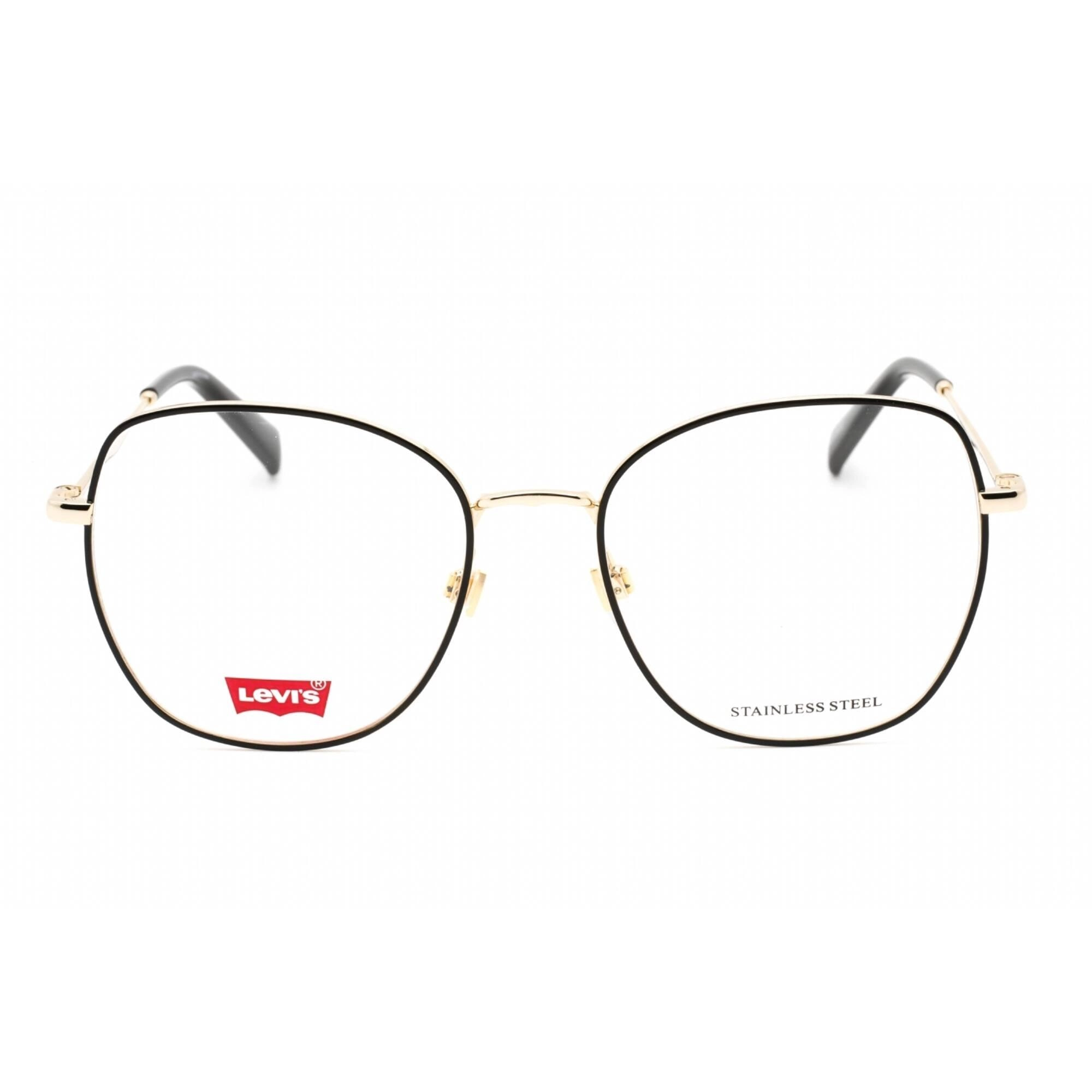 Levi's Women's Eyeglasses - Black Cat Eye Stainless Steel Frame | LV 5023 0807 00