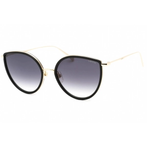 Levi's Women's Sunglasses - Full Rim Black Metal Cat Eye Frame | LV 5011/S 0807 9O