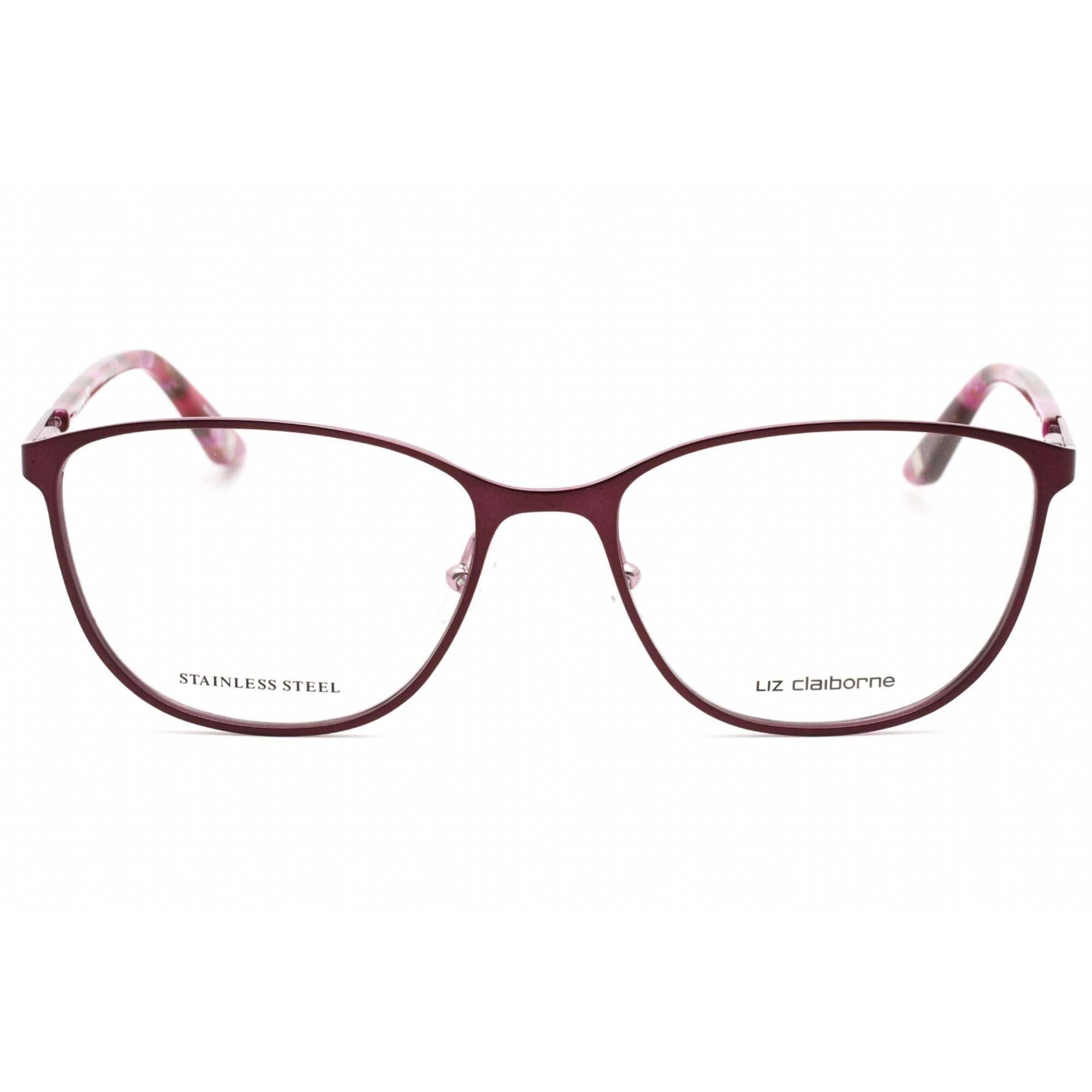 Liz Claiborne Women's Eyeglasses - Clear Demo Lens Cat Eye Shape Frame | L 652 0RY8 00