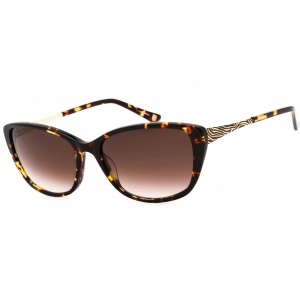 Liz Claiborne Women's Sunglasses - Havana Gold Plastic Cat Eye Frame | L 575/S 02IK HA