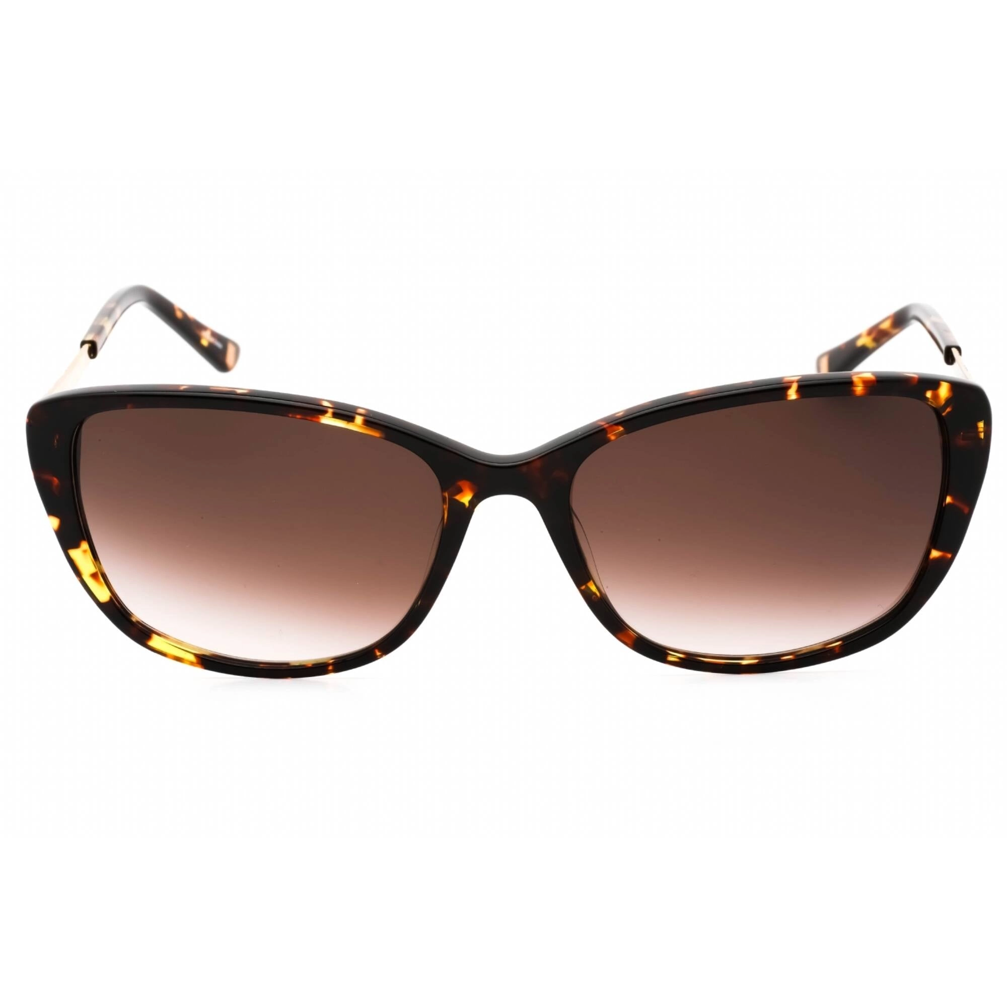 Liz Claiborne Women's Sunglasses - Havana Gold Plastic Cat Eye Frame | L 575/S 02IK HA