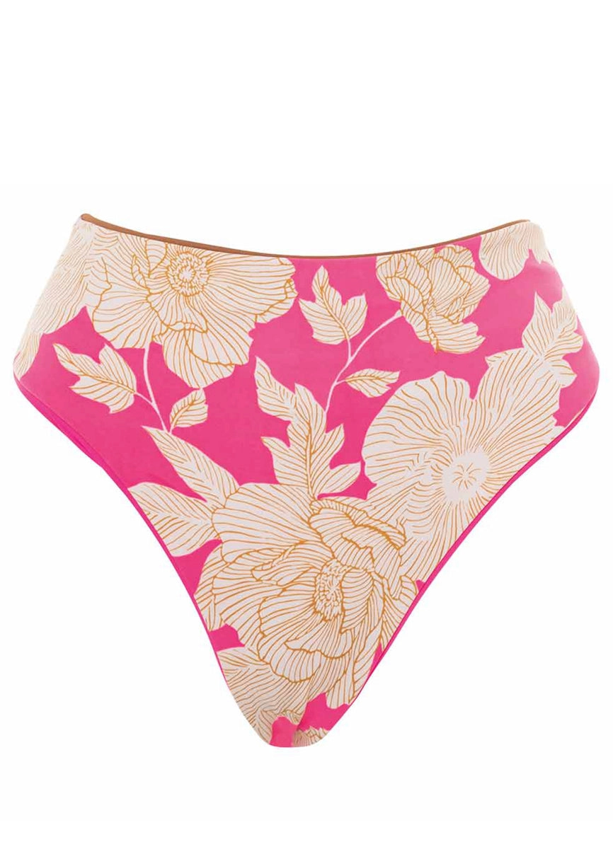 Maaji Radiant Pink Suzy Babe High Rise Bikini Bottom