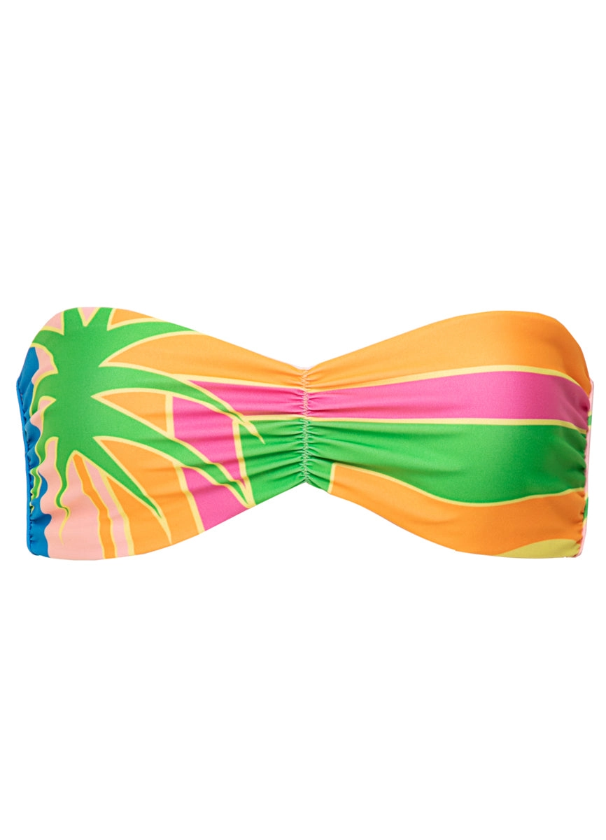 Maaji Sunrise Spritz Famed Strapless Bandeau Bikini Top