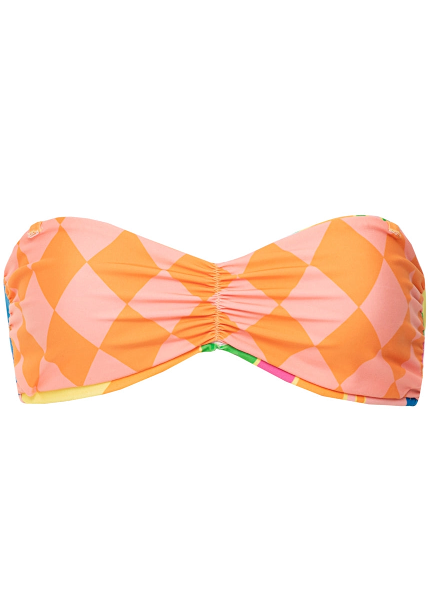 Maaji Sunrise Spritz Famed Strapless Bandeau Bikini Top